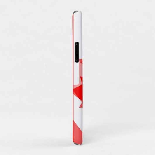 CANADA met gelaagde stijl in Canadese rode maaple Case-Mate iPhone Case (Achterkant/rechts)