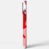 CANADA met gelaagde stijl in Canadese rode maaple Case-Mate iPhone Case (Achterkant / Links)