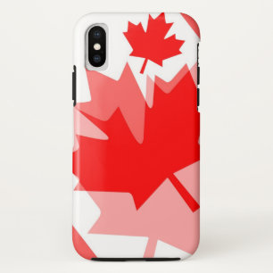 CANADA met gelaagde stijl voor Canadese maapelblad iPhone XS Hoesje