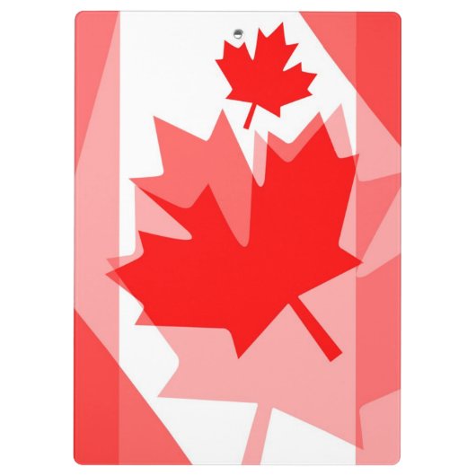 CANADA met gelaagde stijl voor Canadese maapelblad Klembord (Achterkant)