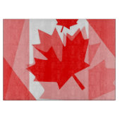 CANADA met gelaagde stijl voor Canadese maapelblad Snijplank (Voorkant)