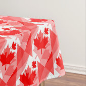 CANADA met gelaagde stijl voor Canadese maapelblad Tafelkleed (Voorbeeld)