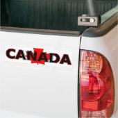Canada met Leaf Bumpersticker (Op Truck)