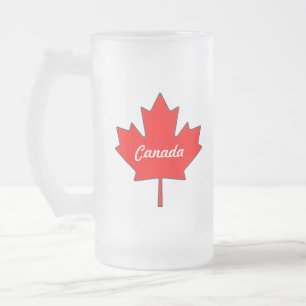 Canada met Mok van voorgekookt glas met leder
