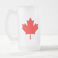 Canada met Mok van voorgekookt glas met leder