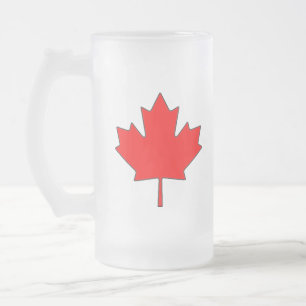 Canada met Mok van voorgekookt glas met leder