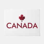 Canada met Red Maple Leaf Deurmat (Voorkant)