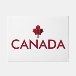 Canada met Red Maple Leaf Deurmat