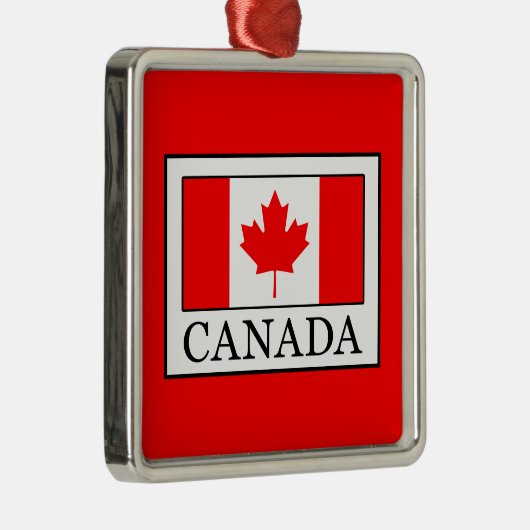 Canada Metalen Ornament (Rechts)