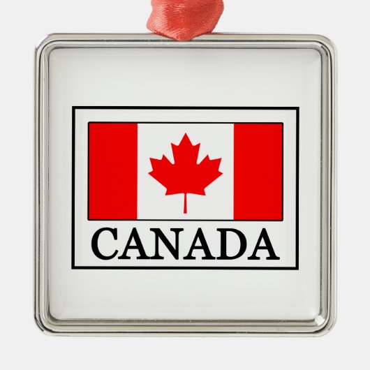 Canada Metalen Ornament (Voorkant)