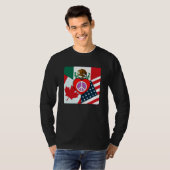 Canada-Mexico-VS Unisex Long Sleeve T-Shirt (Voorkant volledig)