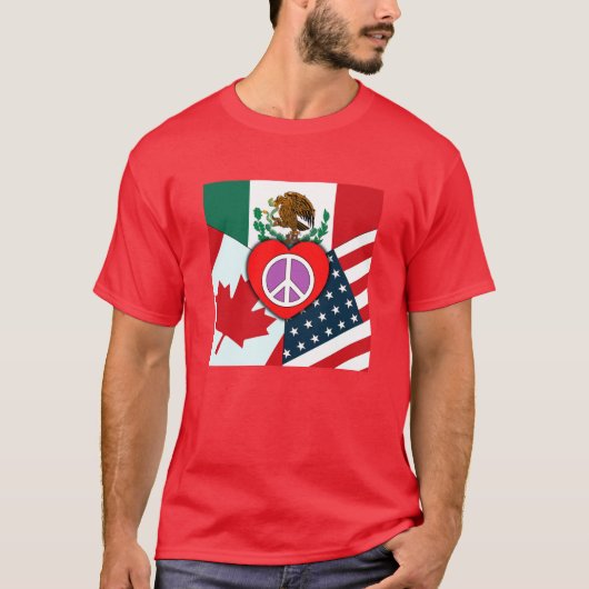 Canada-Mexico-VS Unisex T-Shirt (Voorkant)