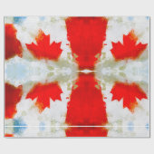 Canada Mijn Canada (Canadese vlag) Cadeaupapier (Vlak)