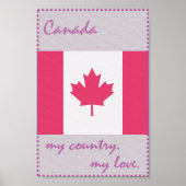 Canada Mijn land Mijn liefde Poster (Voorkant)
