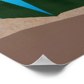 Canada Minimale Reisposter Poster (Hoek)