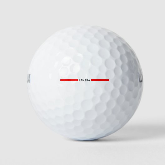 Canada minimalistische vlag golfballen (Voorkant)