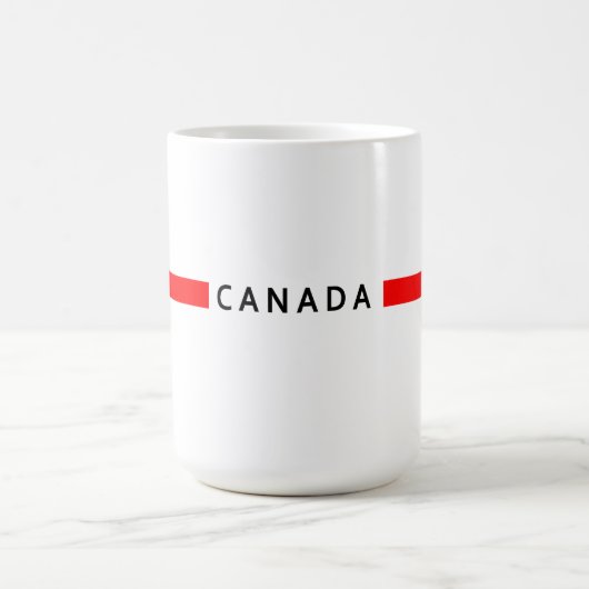 Canada minimalistische vlag koffiemok (Center)