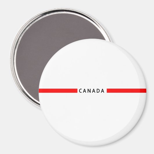 Canada minimalistische vlag magneet (Voorkant / Achterkant)