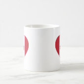 Canada Mok voor hartkoffie op de vlag (Center)