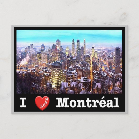 Canada - Montréal - I Love - Briefkaart (Voorkant)