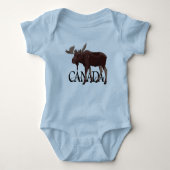 Canada Moose Baby Rompers Baby Canada Souvenirs Romper (Voorkant)