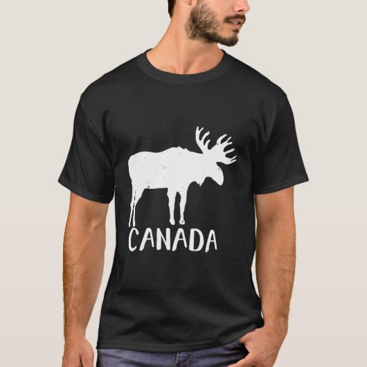 Canada Moose Canadian Moose Lover T-shirt (Voorkant)