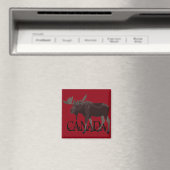 Canada Moose Fridge Magnet Canada Souvenir Magnet (Insitu (Vaatwasser))