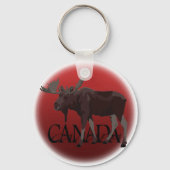 Canada Moose Sleutelhanger Custom Canada Souvenirs (Voorkant)
