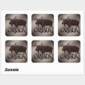 Canada Moose Stickers Custom Canada Stickers (Vel)