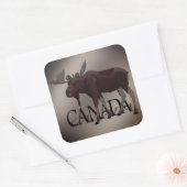 Canada Moose Stickers Custom Canada Stickers (Envelop)