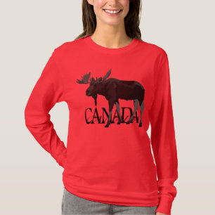 Canada Moose T-shirt Canadian Souvenir Shirten