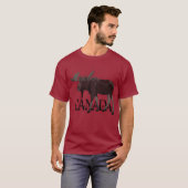 Canada Moose T-shirt Plus Size Canadian Souvenirs (Voorkant volledig)