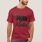 Canada Moose T-shirt Plus Size Canadian Souvenirs (Voorkant)