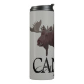Canada Moose Tumbler Canada Souvenir Tumbler Thermosbeker (Gedraaid links)