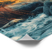 Canada Mountains Puma Travel Poster (Hoek)