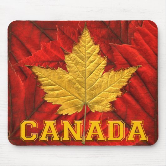 Canada Mousepad Canada Maple Leaf Mousepad Gifts Muismat (Voorkant)