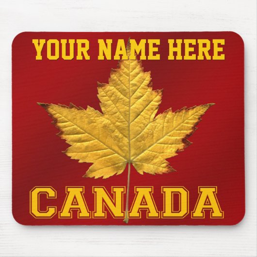 Canada Mousepad Custom Canada Varsity Mousepad Muismat (Voorkant)