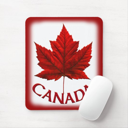 Canada Mousepad Red Canada Maple Leaf Mousepad Muismat (Met muis)