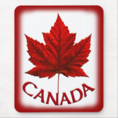 Canada Mousepad Red Canada Maple Leaf Mousepad Muismat (Voorkant)