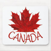 Canada Mousepad Red Canada Maple Leaf Mousepad Muismat (Voorkant)