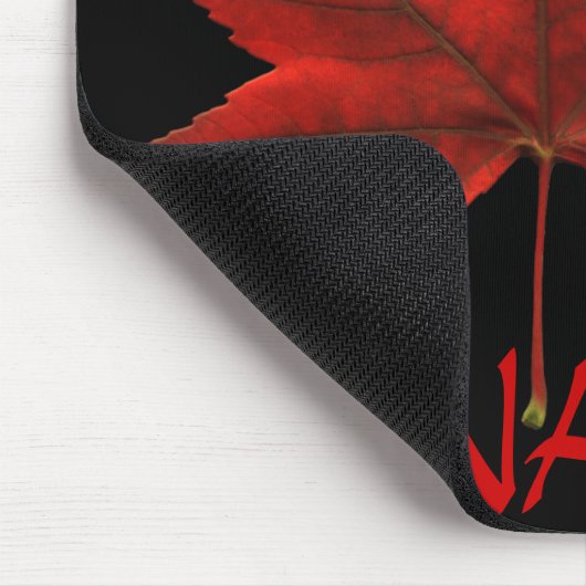 Canada Mousepad Red Canada Maple Leaf Mousepad Muismat (Hoek)