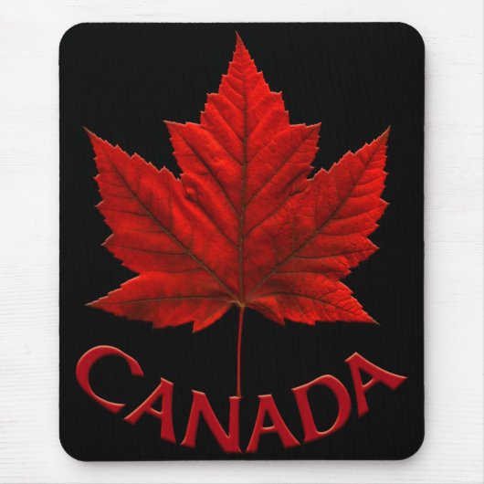 Canada Mousepad Red Canada Maple Leaf Mousepad Muismat (Voorkant)