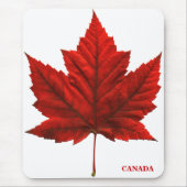 Canada Mousepad Red Canada Maple Leaf Mousepad Muismat (Voorkant)