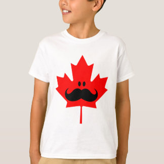 Canada Mustache - Een snor op rood zeehond T-shirt