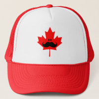 Canada Mustache - Een snor op rood zeehond
