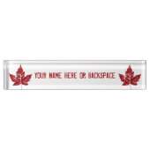 Canada Name Borden Personalized Canada Name Bord Naambordje (Voorkant)