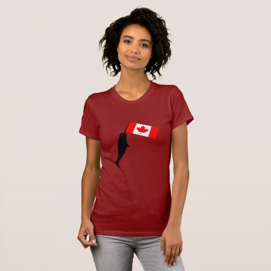Canada Narwhal T-shirt (Voorkant volledig)