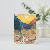 Canada, Nationaal Park Briefkaart (Staand voorkant)