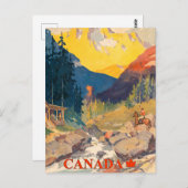 Canada, Nationaal Park Briefkaart (Voorkant / Achterkant)