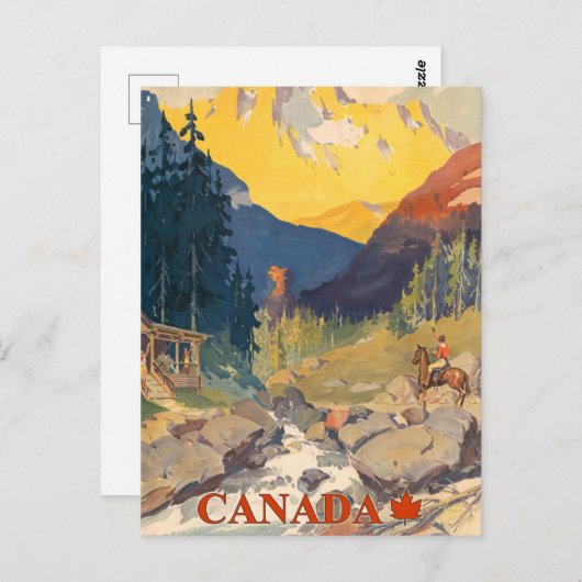 Canada, Nationaal Park Briefkaart (Voorkant / Achterkant)